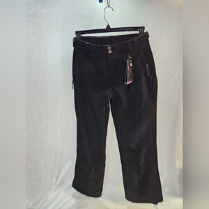 CB Sports Men’s SKI Black Soft-Shell Pants Size M ,100% polyester